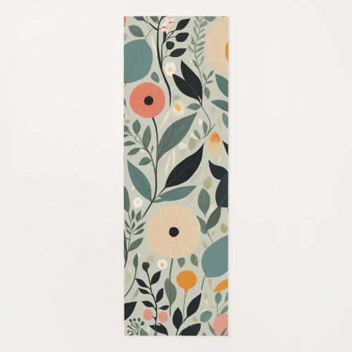 Pastel Floral Reverie Yoga Mat