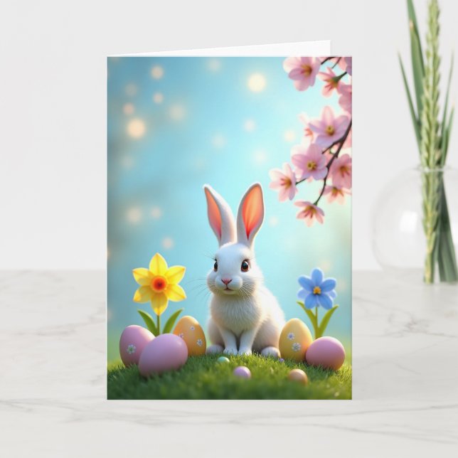 Pastel Floral Springtime Card (Front)