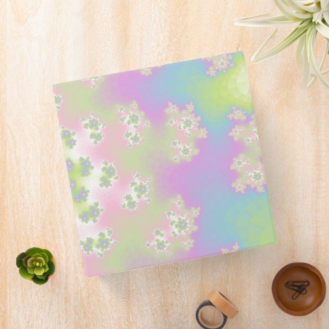 Pastel Floral Sprinkles 3 Ring Binder (In Situ)