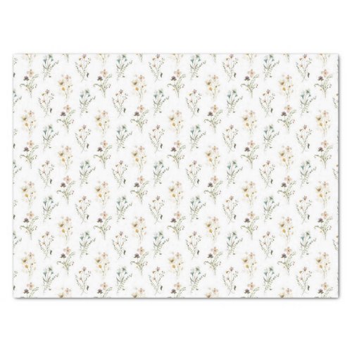 Pastel Floral Tissue Paper