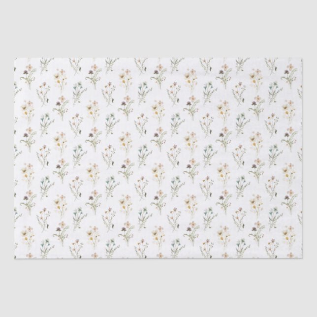 Pastel Floral Tissue Paper (Front)