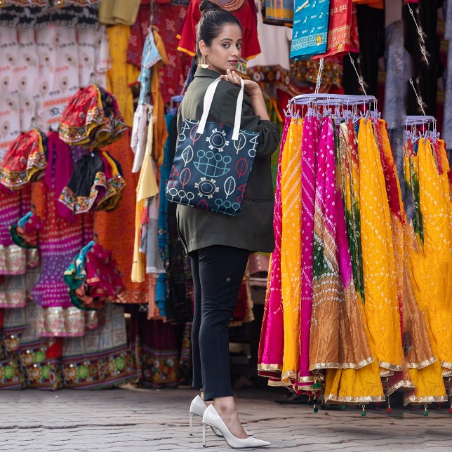 Pastel floral tote bag (Creator Uploaded)