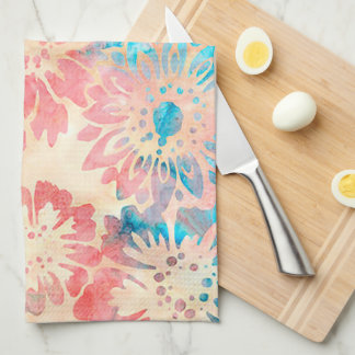 Pastel Floral Towel