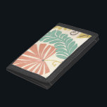 Pastel Floral Vines and Leaves on Cream Background Tri-fold Wallet<br><div class="desc">Floral vines and leaves in pastel colors are the subjects of this piece by Erica J. Vess. The mixture of pastels on the cream background helps the painting stand out without overwhelming the senses. Put this tropical print in your home today!</div>