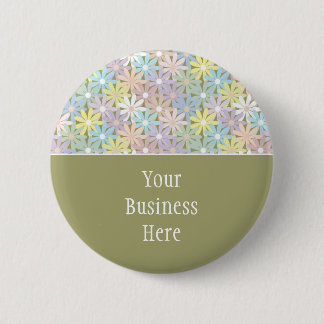 Pastel Florals Button