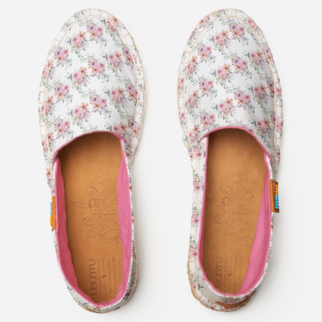 Pastel Florals Espadrilles (Front)