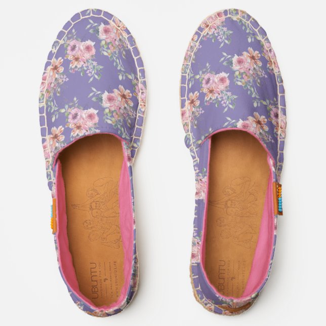 Pastel Florals Espadrilles (Front)