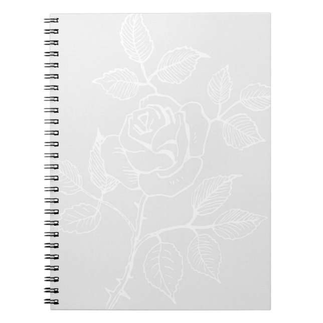 Pastel Flower Background Notebook (Front)