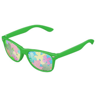 Pastel Flower Collage Kids Sunglasses