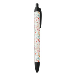 Pastel Flower Garden Pattern Pen