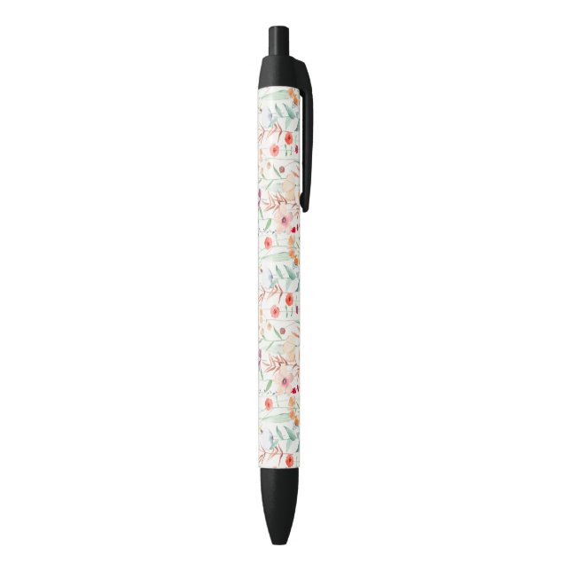 Pastel Flower Garden Pattern Pen (Bottom (Vertical))