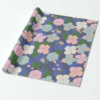Pastel Flower Garden Wrapping Paper