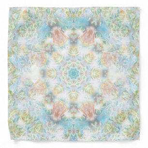 Pastel Flower Mandala Bandana