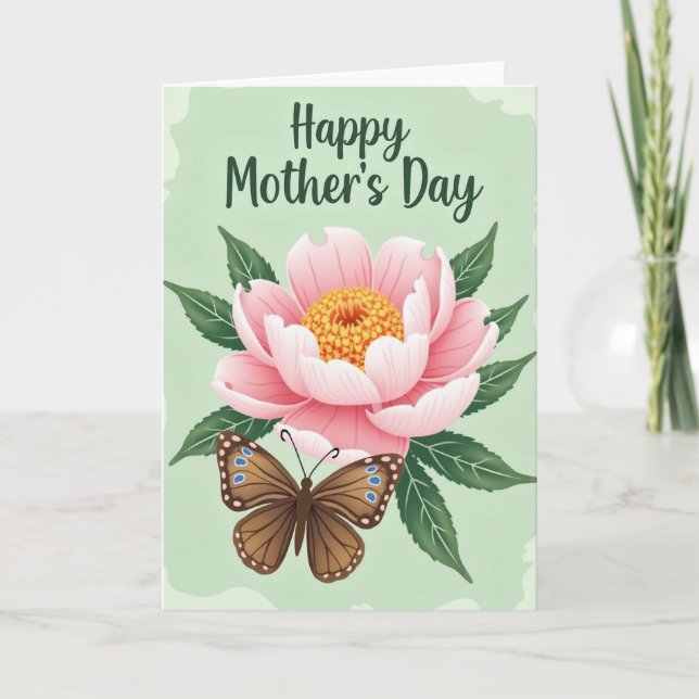 Pastel Flower Mothers Day Card (Front)