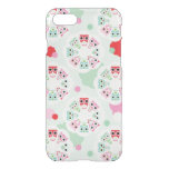 pastel flower owl background pattern iPhone SE/8/7 case