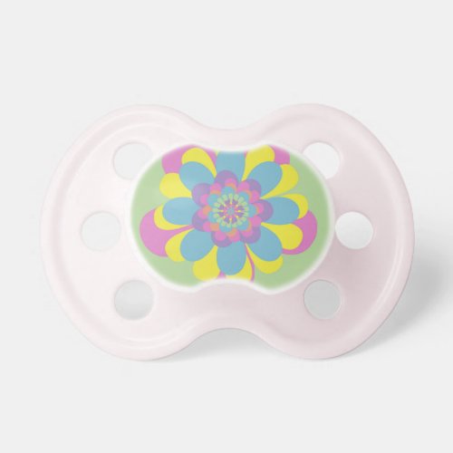 Pastel Flower Pacifier