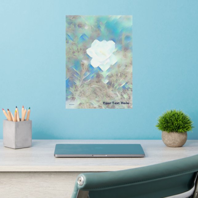 Pastel Flower Wall Decal (Home Office 2)