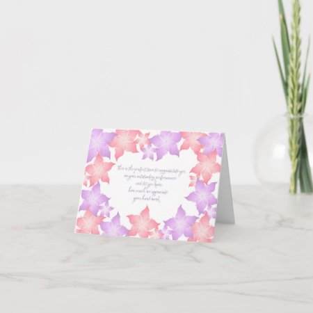 Pastel Flowers Administrative Professionals Day Card