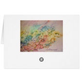 Pastel flowers cards (Back Horizontal)