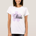 Pastel Flowers Lilac Bride Tshirts and Gifts