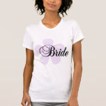 Pastel Flowers Lilac Bride Tshirts and Gifts