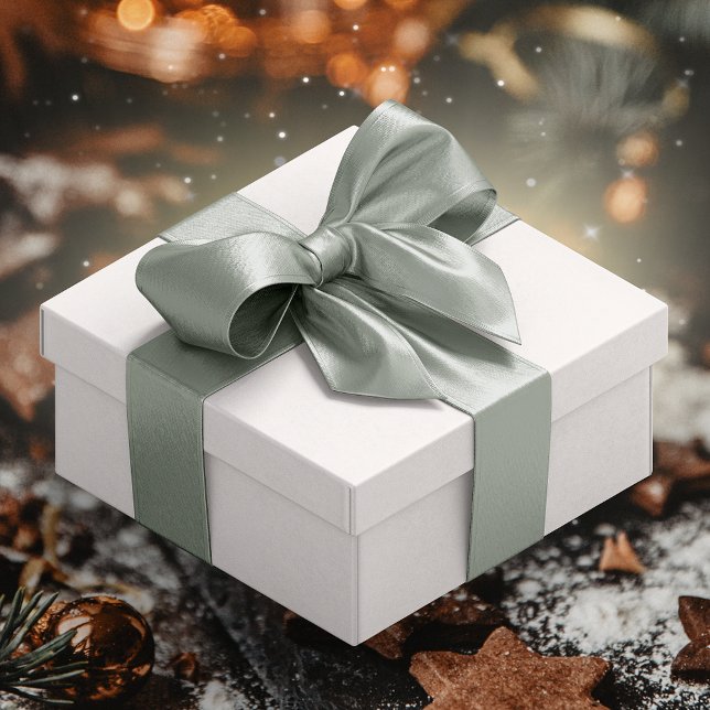 Pastel Forest Green 8C9385 Satin Ribbon (Christmas Forest Green 8C9385 Satin Ribbon)