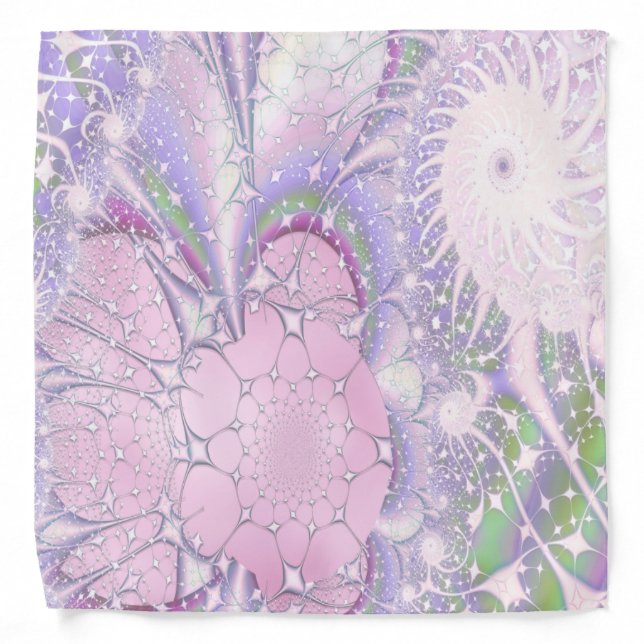 Pastel Fractal Bandana (Front)