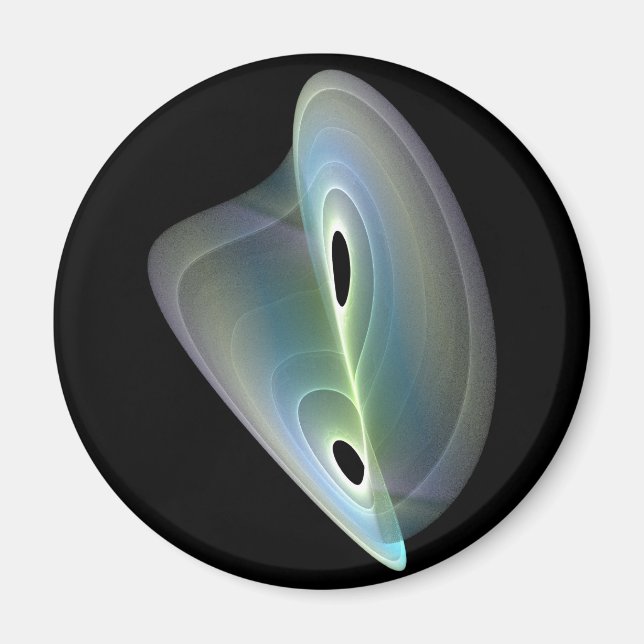 pastel  fractal magnet (Front)