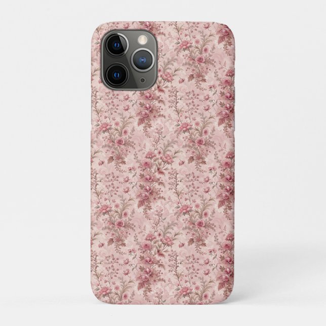 Pastel French Toile Case-Mate iPhone Case (Back)