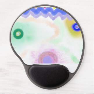 Pastel Galaxies Impressionist Art Round Mousepad
