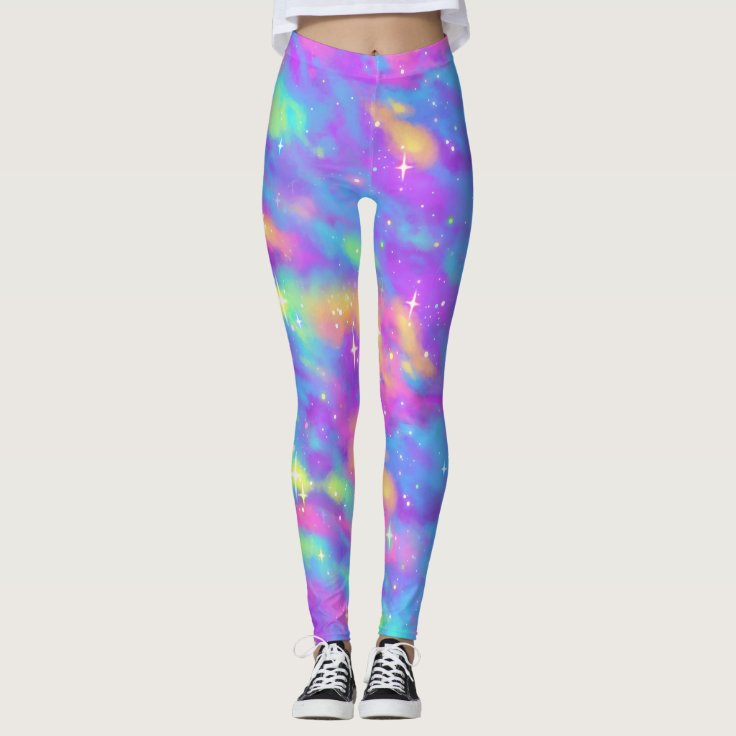 Pastel Galaxy Leggings | Zazzle