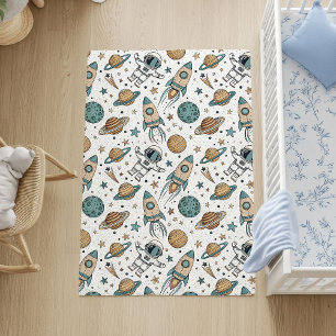 Pastel Galaxy Rug Boy Baby Shower Gift Idea