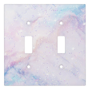 Pastel Galaxy Stardust Light Switch Cover