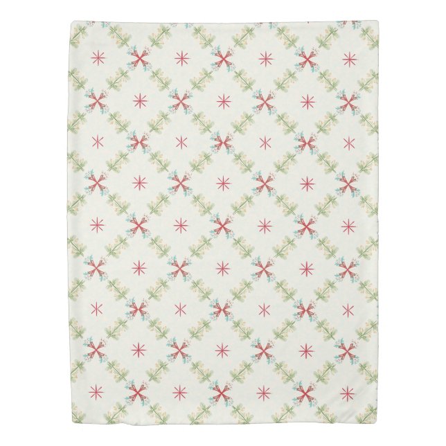 Pastel Garden Dance Duvet Cover (Front)