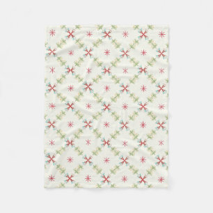 Pastel Garden Dance Fleece Blanket