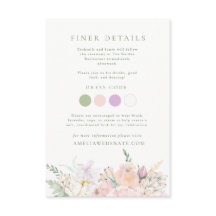 Pastel Garden Wedding Details