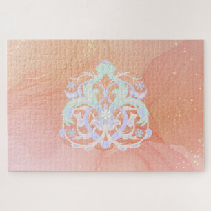 Pastel Garden Whispers – Joyful Floral Jigsaw Puzzle