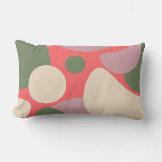 Pastel Gentle Colors Lumbar Pillow