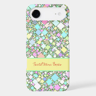 Pastel Geometric Abstract Background Personalized iPhone 17 Air Case