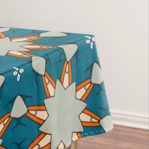 Pastel Geometric Pattern – Soft Abstract Color Tablecloth