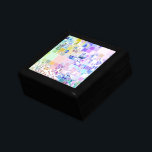 Pastel Geometric Squares Jewelry Box<br><div class="desc">Multisized squares in a geometric pattern. Multicolored in pale pastel shades. Funky retro and fun.</div>