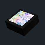 Pastel Geometric Squares Jewelry Box<br><div class="desc">Multisized squares in a geometric pattern. Multicolored in pale pastel shades. Funky retro and fun.</div>