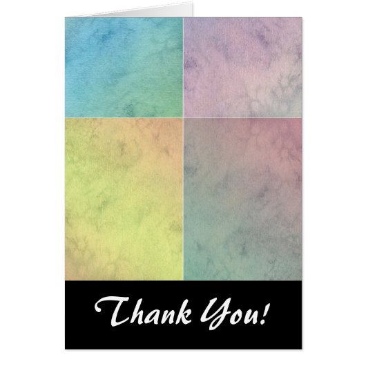 Pastel Geometric Watercolor Art (Front)