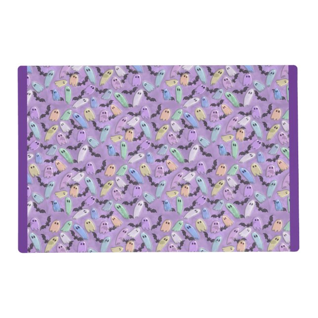 Pastel Ghosts Apron Kitchen Essential  Placemat (Front)