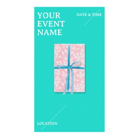 Pastel Gift Box Wrapped Present Minimal Birthday Digital Templates