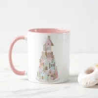 Certified International Holiday Magic Gingerbread Set Of 4 3-D Mug