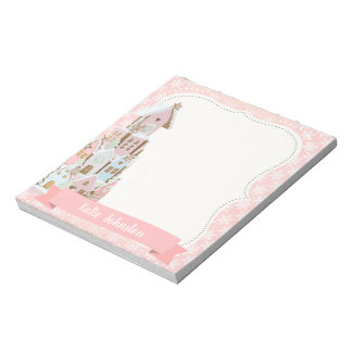 Pastel Gingerbread Sugar Castle Cake Notepad