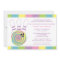 Pastel Girl Bowling Birthday Party Invitations