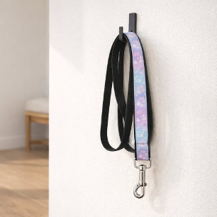 Pastel Girly Paw Prints – Cute Pet Lover Name Leash