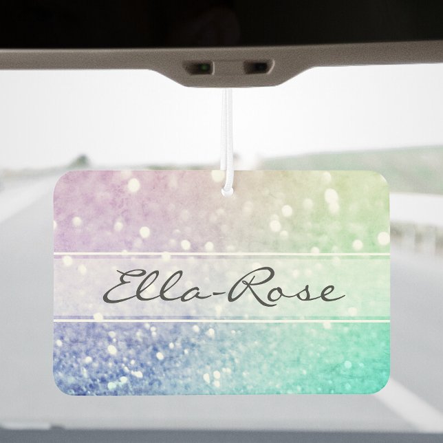 Pastel Glitter Bokeh BackgroundGlam Elegant Glitte Air Freshener (Creator Uploaded)